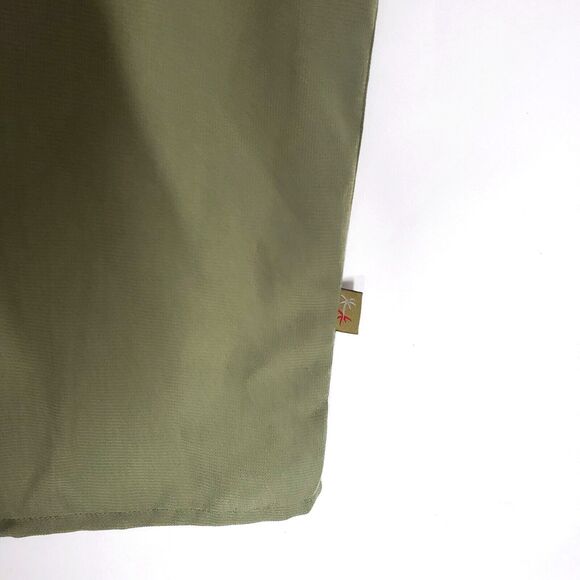 Cabana Shirt Mens XL Sueded Relax Casual‎ Button Down Olive Green Embordered - Picture 3 of 7